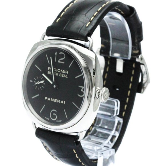 Polished PANERAI Radiomir Black Seal Steel Hand-Winding Watch PAM00183 BF566803 - Picture 2 of 9